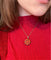 Pendentif Pendentif en corail étoilé et diamant 58 Facettes