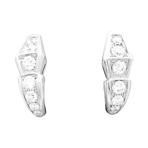 Boucles d'oreilles Boucles d'oreilles Bulgari "Serpenti Viper" or blanc, diamants. 58 Facettes 33694