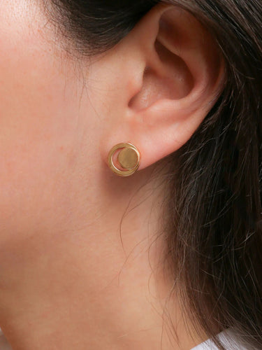 Boucles d'oreilles DINH VAN Boucles d'oreilles Ombre de Lune 58 Facettes J443