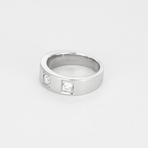 Bague 52,5 Bague en or blanc et diamants 58 Facettes B250482