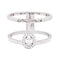 Bague 54 Bague Messika "Glam'Azone" or blanc, diamants. 58 Facettes 33978