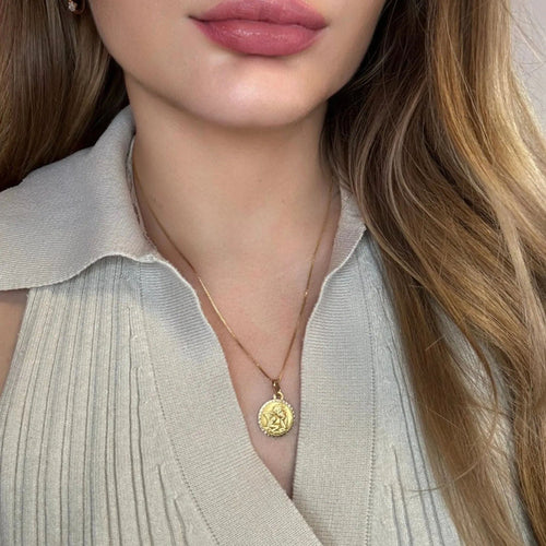 Pendentif Médaille Ange or jaune 58 Facettes 2-PEB2-GS38380-5