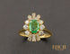 Bague Bague Marquise émeraude diamants 58 Facettes A10539