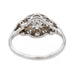 Bague 51 Bague Art déco Or blanc Diamant 58 Facettes 3358947CN