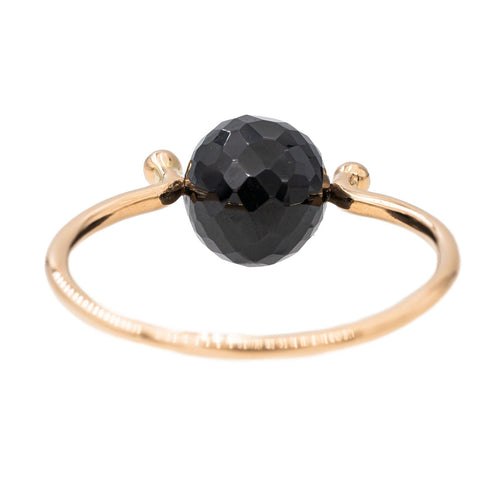 Bague 54 Bague Or rose Onyx 58 Facettes 2883065CN
