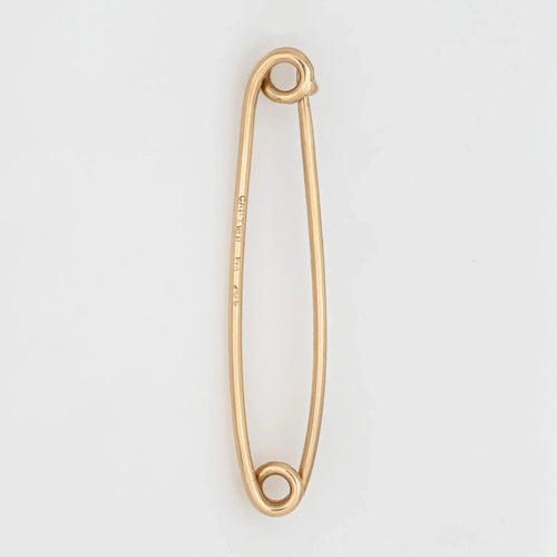 Pendentif CARTIER - Pendentif ou broche en or jaune avec épingle à nourrice 58 Facettes G13713