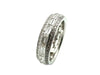 Bague 54 CHOPARD - Alliance or blanc et diamants 58 Facettes