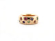 Bague 53 bague POMELLATO iconica medium or rose tourmaline saphir ruby 58 Facettes 263944