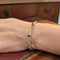 Bracelet Bracelet en or jaune 18 carats, diamants et rubis 58 Facettes 33374