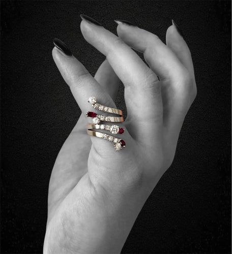 Bague Anello a Serpente Stilizzato 58 Facettes