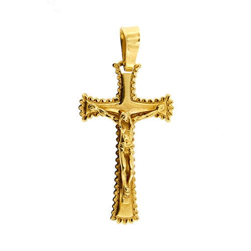 Pendentif Pendentif croix en or jaune 58 Facettes 33359