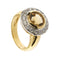 Bague 61 Bague citrine et diamants 58 Facettes 30269