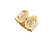 Bague 56 vintage bague CARTIER double c en 3 ors jaune rose blanc 58 Facettes 262048