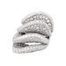 Bague 53 Bague De Grisogono "Onde" or blanc, diamants. 58 Facettes 33895