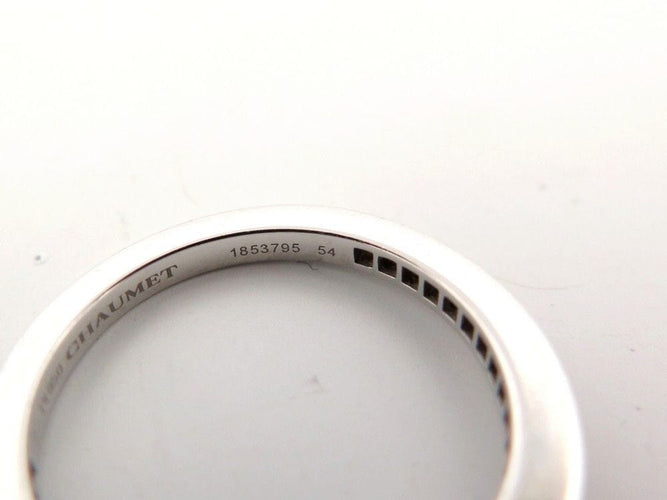 Bague 54 bague CHAUMET triomphe josephine eclat d'eternite platine 58 Facettes 259901