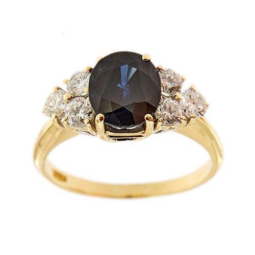 Bague 56 Bague saphir et diamant 58 Facettes 38462