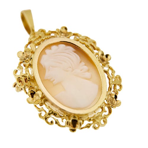 Pendentif Broche pendentif camée 58 Facettes 34668