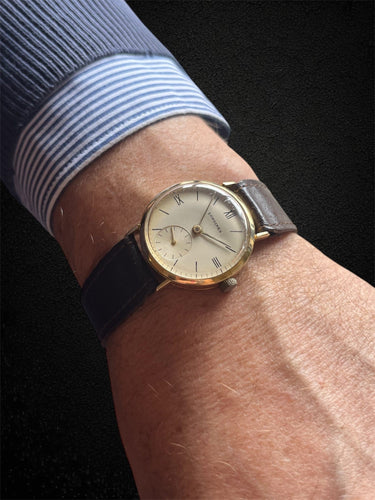 LONGINES – Orologio da polso vintage in gold giallo