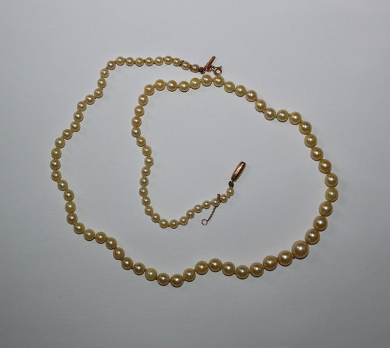 Collier Collier de 90 perles de culture en chute fermoir or jaune 58 Facettes 601