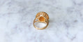 Bague 54 Bague Augis Vintage Or Jaune et Diamant 58 Facettes