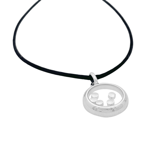 Pendentif Pendentif Chopard "Happy Diamonds" or blanc, diamants. 58 Facettes 34189