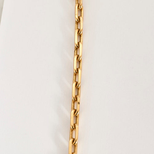 Collier Chaine or jaune maille jaseron 58 Facettes ENG104382