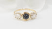 Bague 51 Bague En Or Jaune, Cabochon De Saphir Et Diamants 58 Facettes 32794