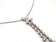 Collier collier tiffany victoria fleur pendante diamants platine 58 Facettes 259242