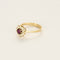 Bague 54 Bague Marguerite or jaune, rubis et diamants 58 Facettes BA212