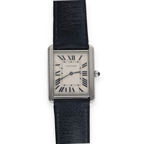 Montre Montre Cartier Tank Solo acier quartz ref. 3169 – Full set 2015 58 Facettes