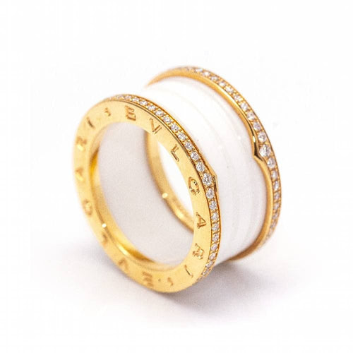 Bague 54 Bague BVLGARI B.ZERO 1 avec diamants 58 Facettes D361635UZ