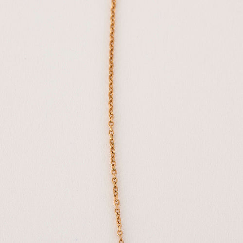 Collier COLLIER OR ROSE 3 DIAMANTS 0,09ct 58 Facettes M8927