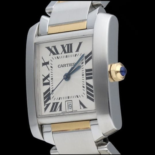 Montre Cartier Montre Tank Française Gm 58 Facettes MT39055