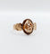 Bague 54.5 Bague chevalière victorienne or rose, décorations finement ciselées (circa 1890) 58 Facettes A04854