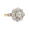 Bague 55 Bague Marguerite Or jaune, Platine Diamant 58 Facettes 3358946CN