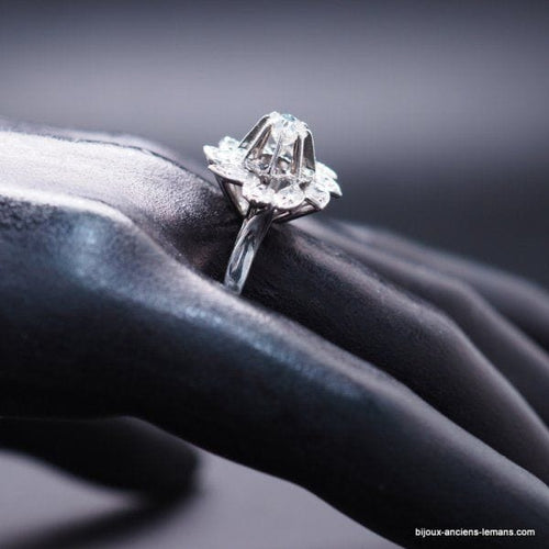 Bague 57 Bague Marguerite Diamants 58 Facettes 16210