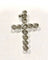 Pendentif Pendentif croix ancienne diamants et or blanc 58 Facettes