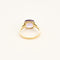 Bague 56.5 Bague en or jaune, améthyste, saphirs rose 58 Facettes CLA0433