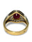 Bague 53 Bague ancienne or jaune rubis et diamants 58 Facettes 880