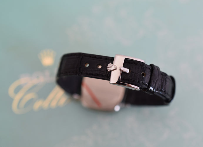 Montre ROLEX - Montre femme Cellini, réf. 4082/9, or blanc 18 carats, Circa 1970 58 Facettes RO-100