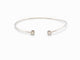 Bracelet bracelet DINH VAN 308215 le cube diamant pm 15 or blanc 18k 0.14ct 58 Facettes 271714