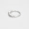 Bague 58.5 Alliance en or blanc et diamant 58 Facettes LP1146