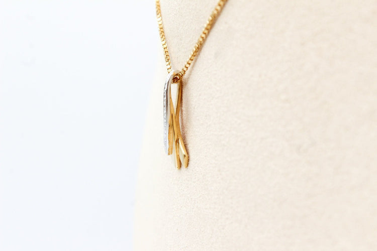 Pendentif Pendentif ruban bicolore 58 Facettes 240568