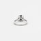 Bague 48 Bague platine et or gris avec diamant 58 Facettes GU58