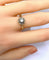 Bague 54 Bague solitaire or blanc et platine, diamant 0,10 carat 58 Facettes AB622