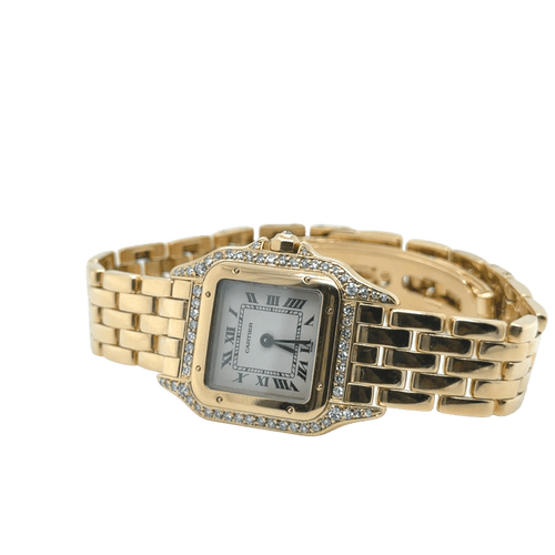 Montre CARTIER - Montre Panthère Or jaune et Diamants 58 Facettes 1.0000811/1
