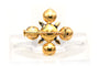 Broche Broche Napoléon III or jaune diamants taille rose 58 Facettes 13962