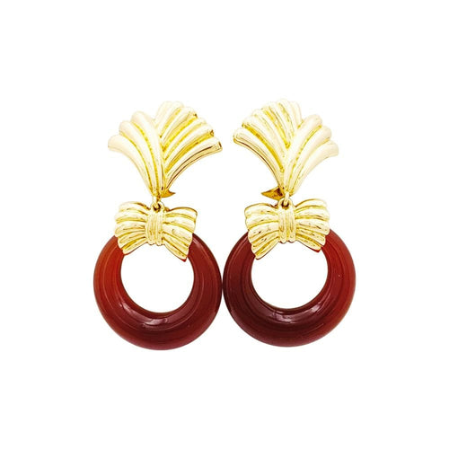 Boucles d'oreilles Boucles d'oreilles transformables Van Cleef & Arpels, or jaune, pierres de couleur. 58 Facettes 35275