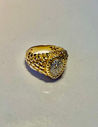 Bague 59 Bague serpent bicolore 58 Facettes