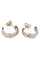 Boucles d'oreilles Demi-créoles deux ors 58 Facettes 093831